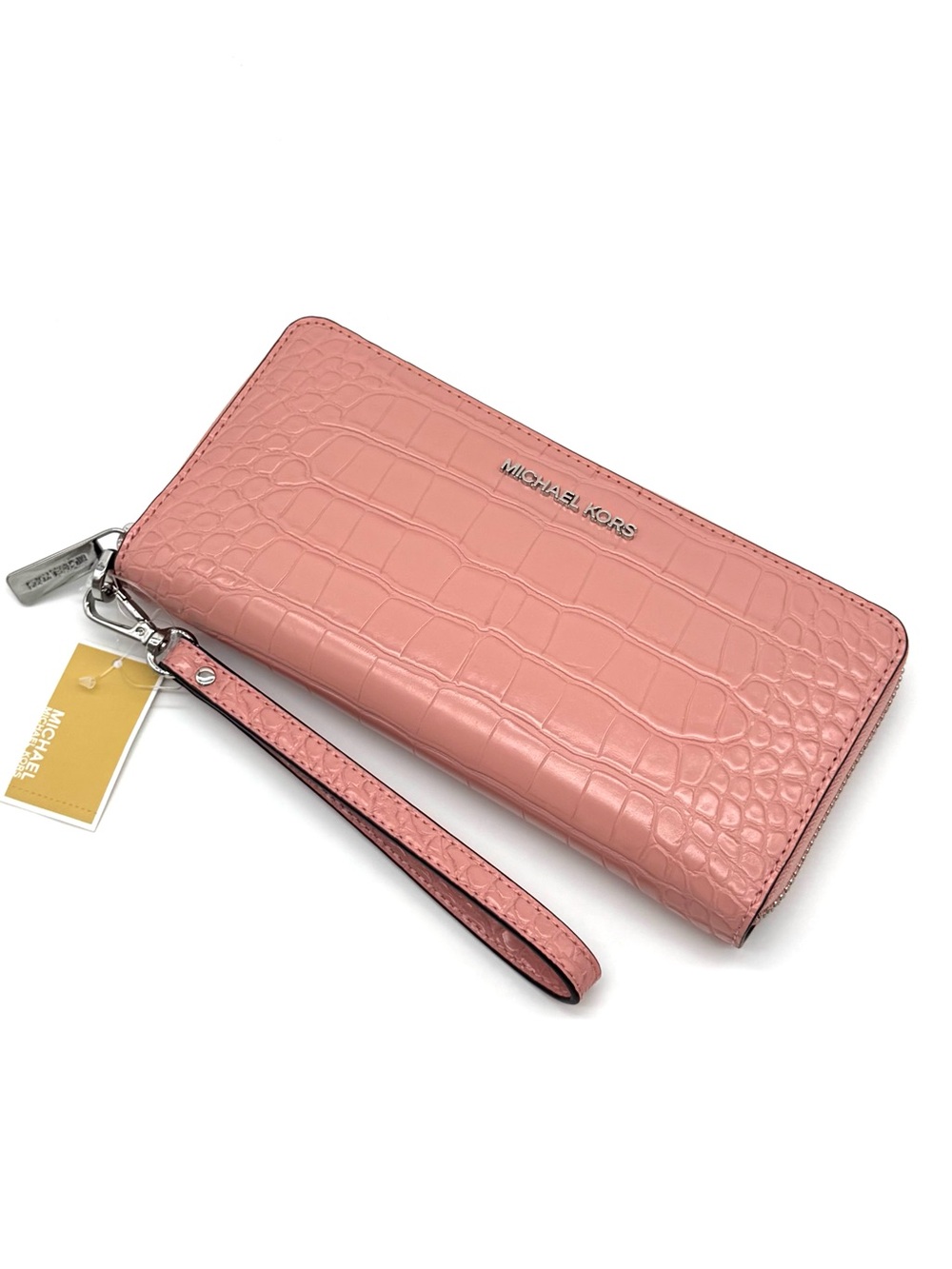 Michael Kors Travel Large Leather Continental Wallet - Primrose